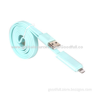 Fashion hot wholesale 2-in-1 USB cable for iPhone/cellphone
